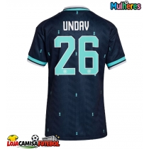 Camisa de Futebol Alemanha Deniz Undav #26 Equipamento Secundário Mulheres Mundo 2026 Manga Curta